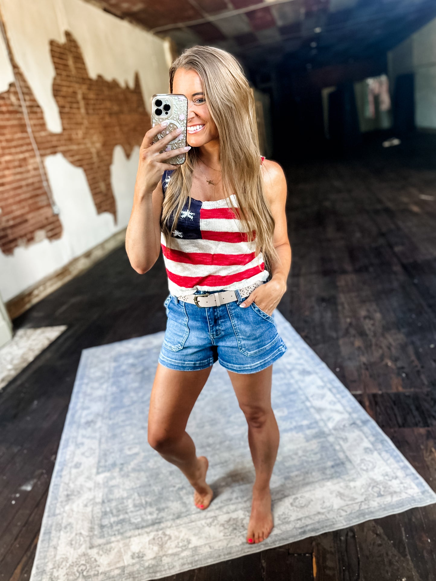 Stars & Stripes Knit Tank