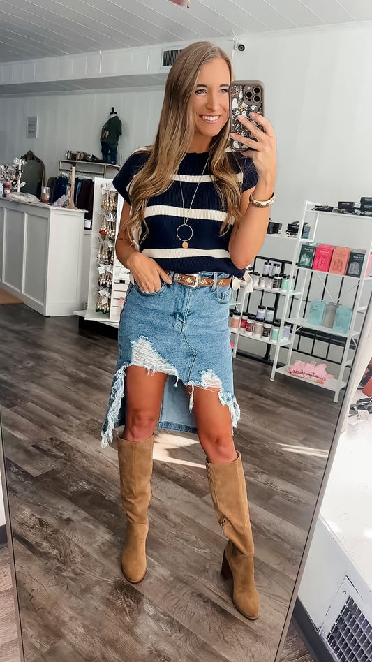 Rodeo Queen Denim Skirt