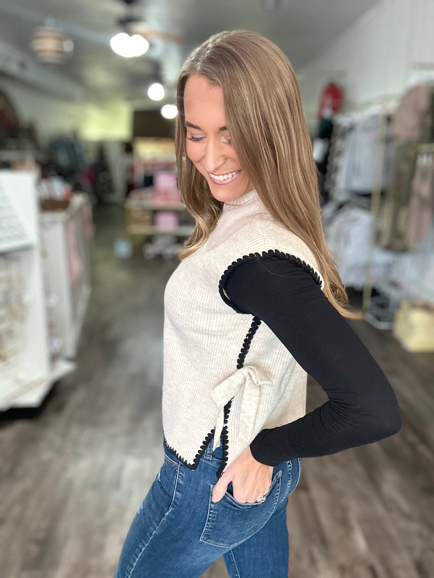 Doesn’t Matter Mock Neck Sweater