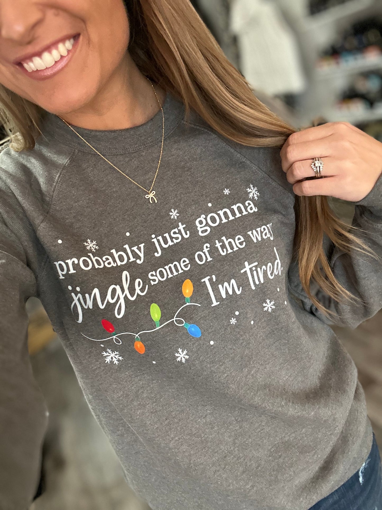 Jingle Some Of The Way Crewneck