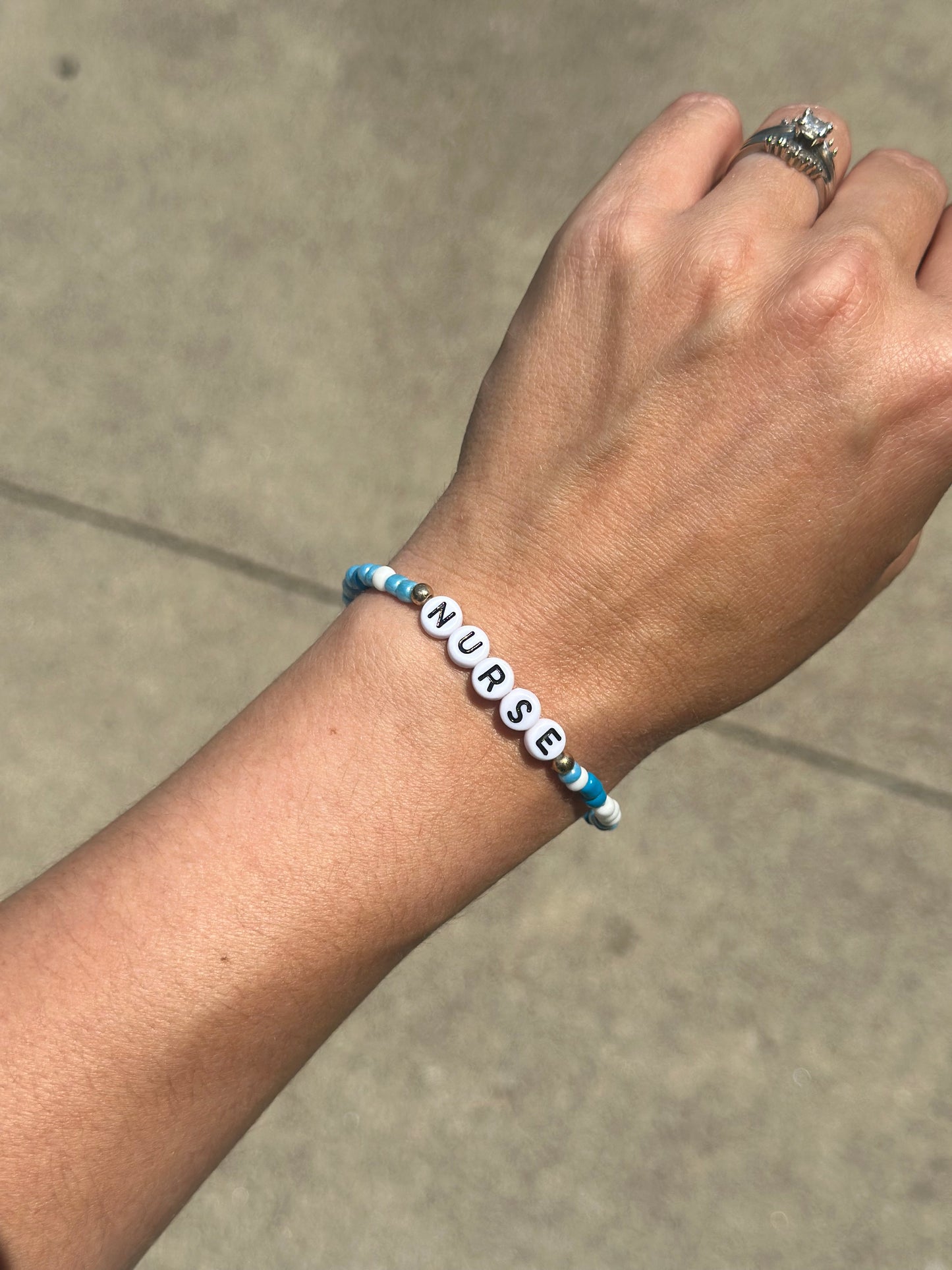 Nurse Beaded Friendship Bracelet