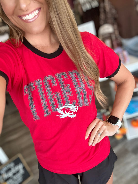 Tigers Ringer Tee