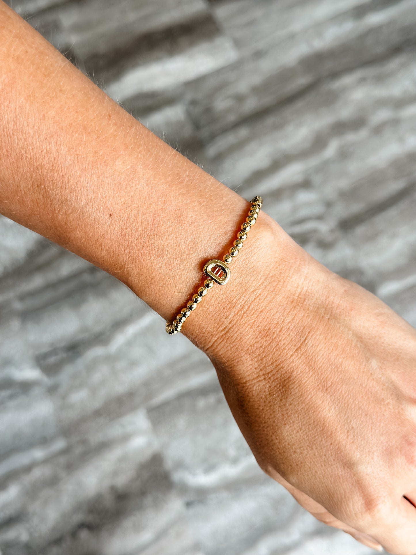 Initial Bubble Bracelets