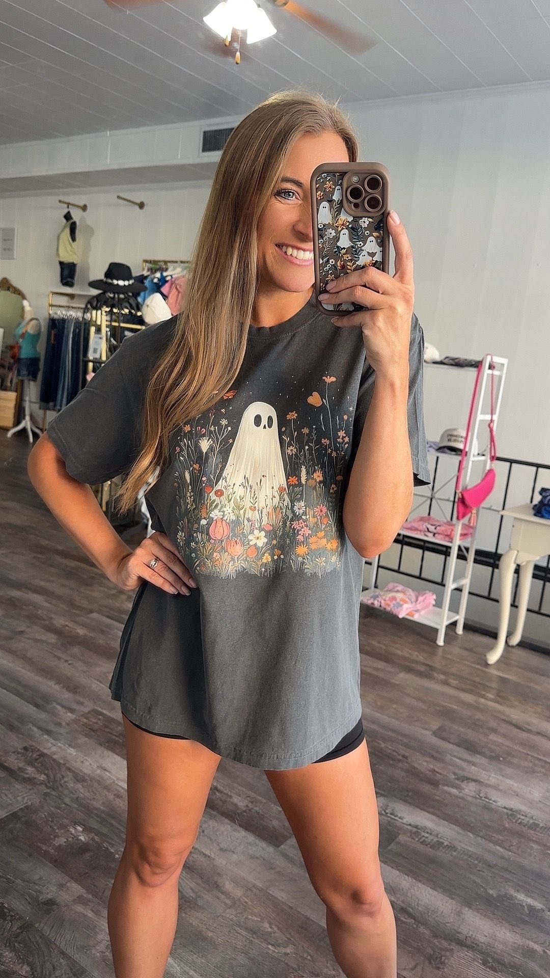 Floral Ghost Graphic Tee