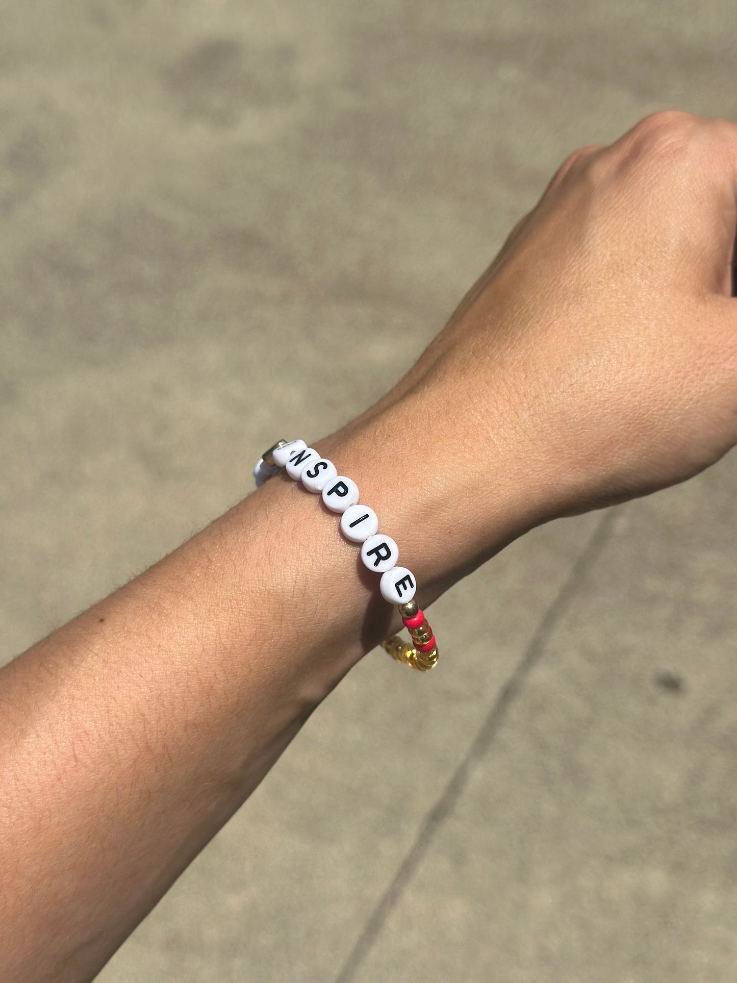 Teach • Inspire Beaded Friendship Bracelet