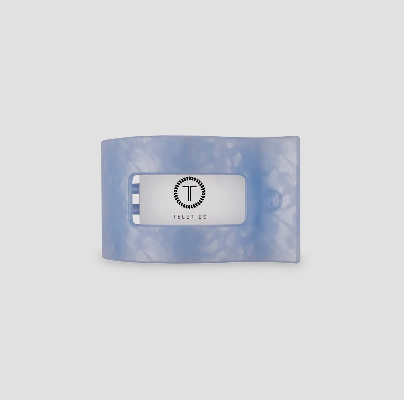 Blue Lagoon Flat Rectangle Clip - Small