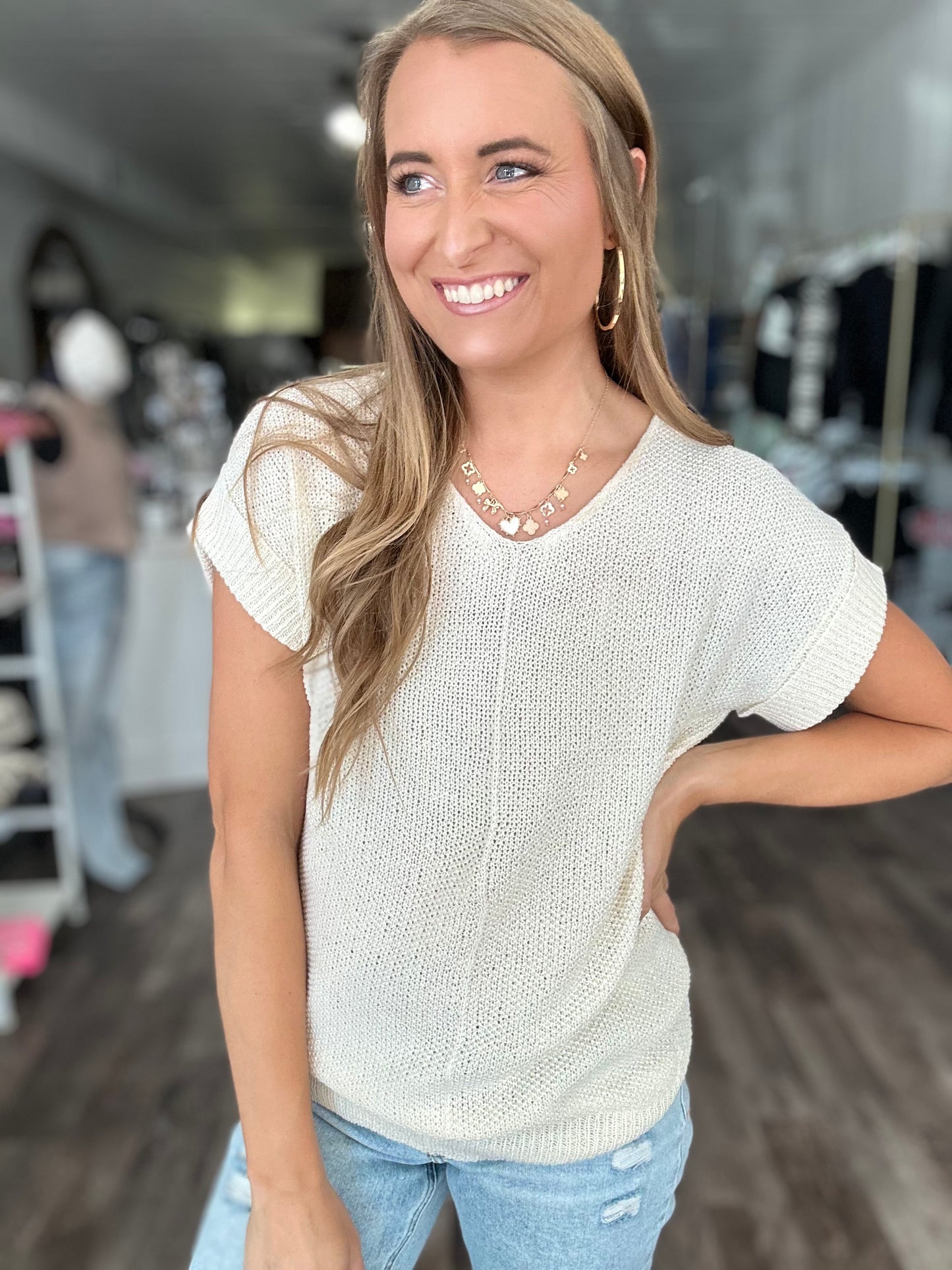 Hidden Gem Sweater Top