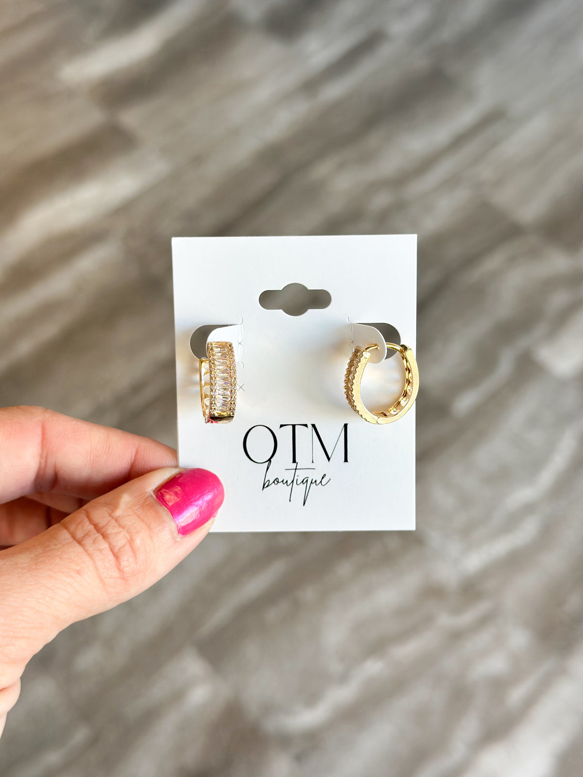 Sparkle Forever Gold Hoops