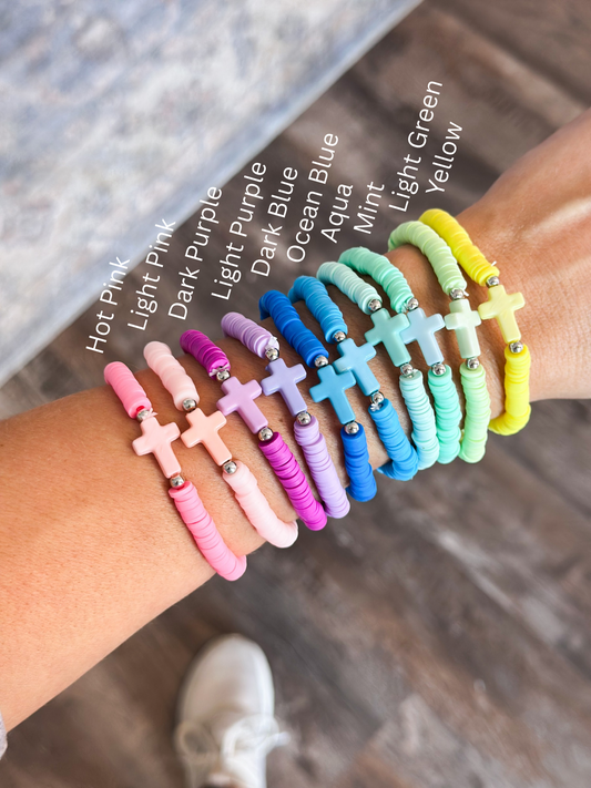 Stretchy Cross Bracelets