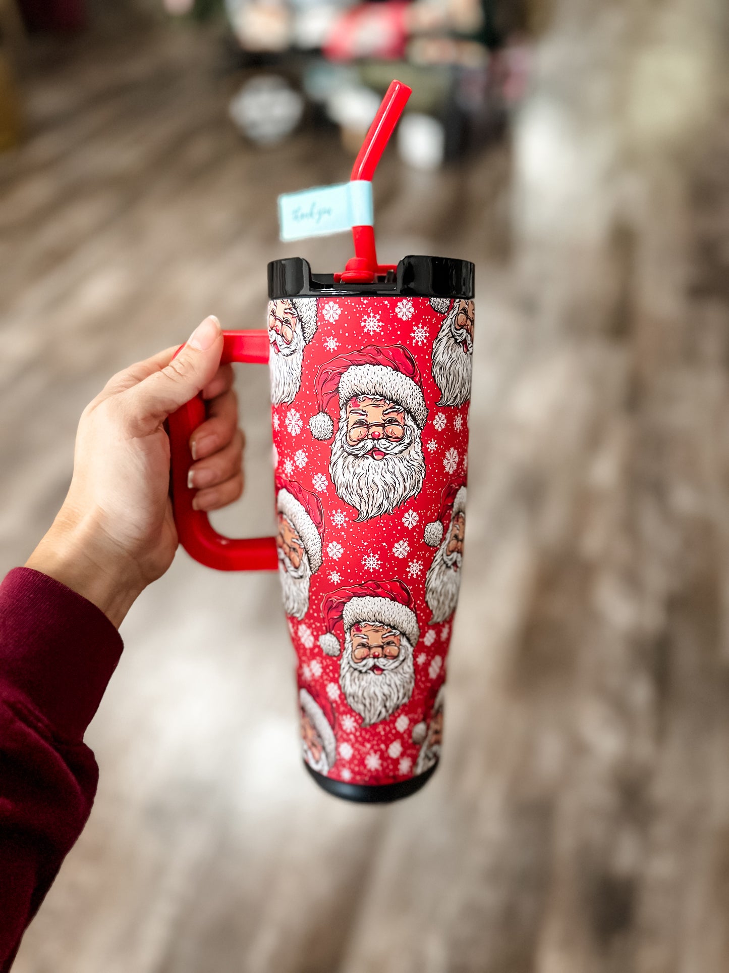 Santa Holiday Tumbler - Simply Southern