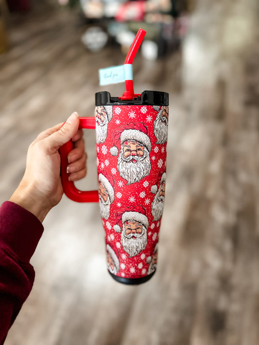 Santa Holiday Tumbler - Simply Southern