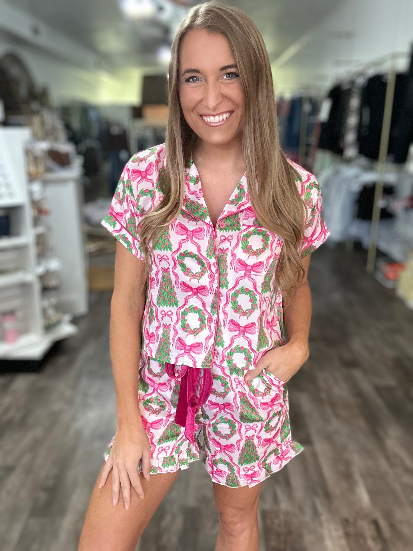 Holiday Tree Pajamas - Simply Southern