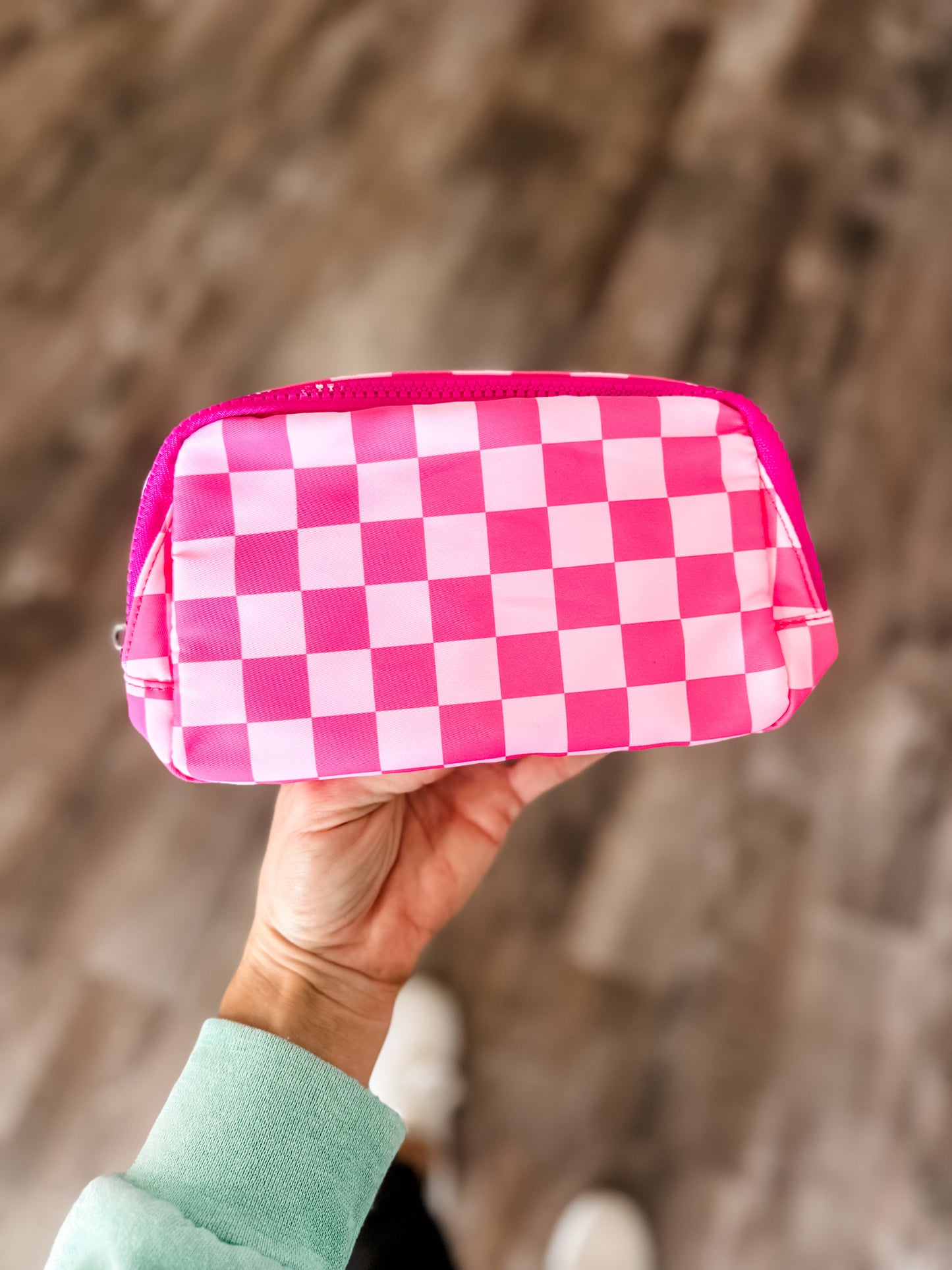 Classic Bum Bag - Pink Checkered