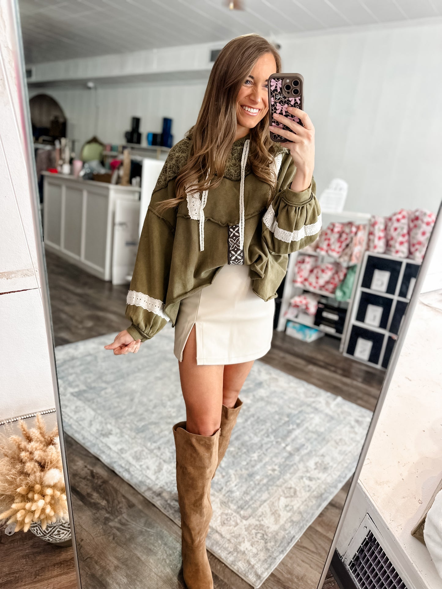 Afterhours Leather Skort