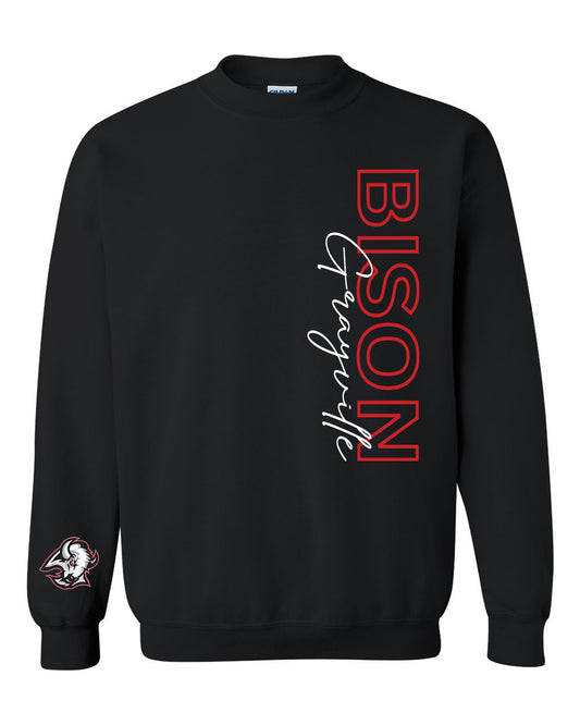 Preorder Bison Statement Long Sleeve/Crewneck (Black)