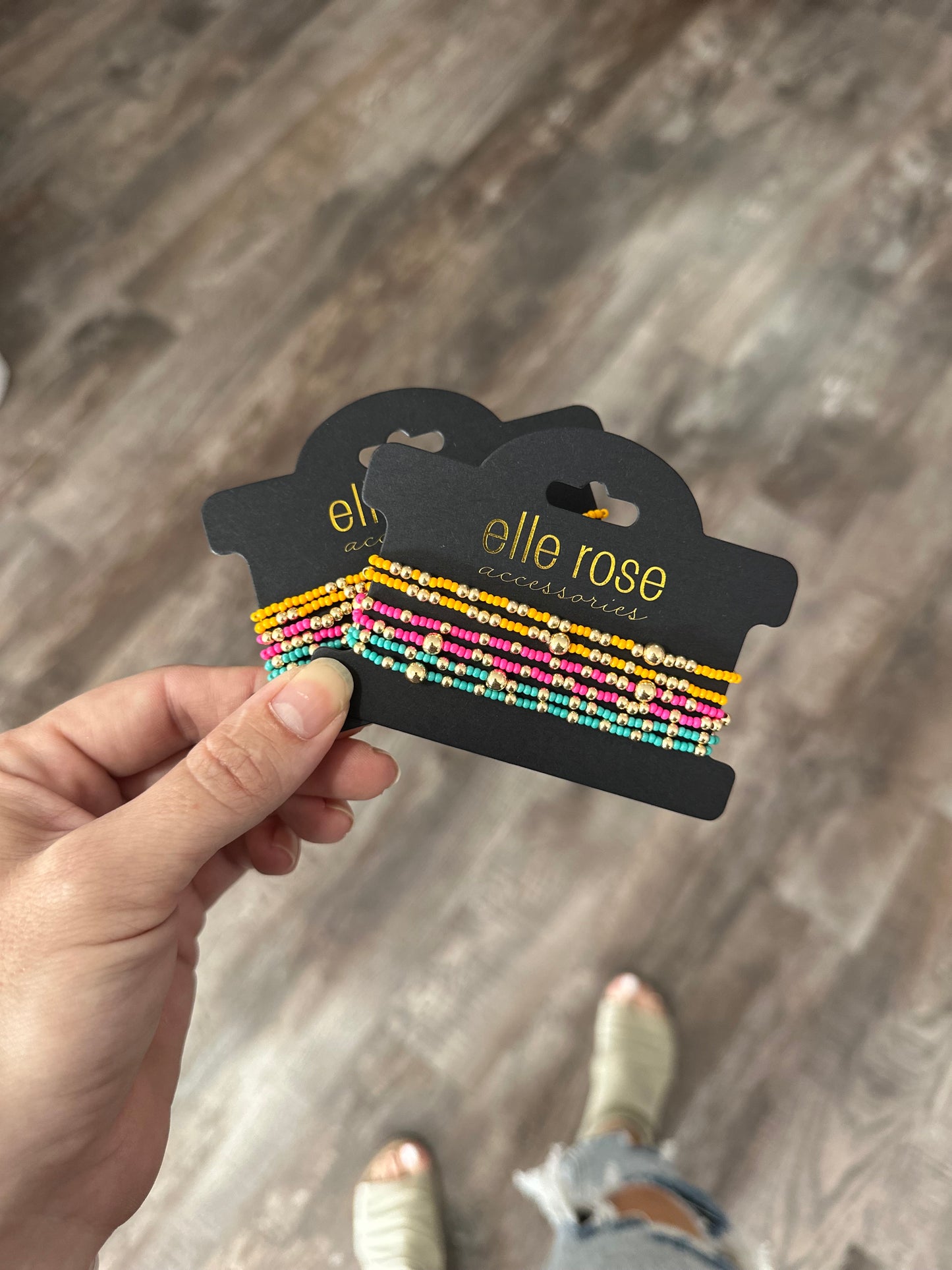 Stacked Beaded Bracelet - Vibrant