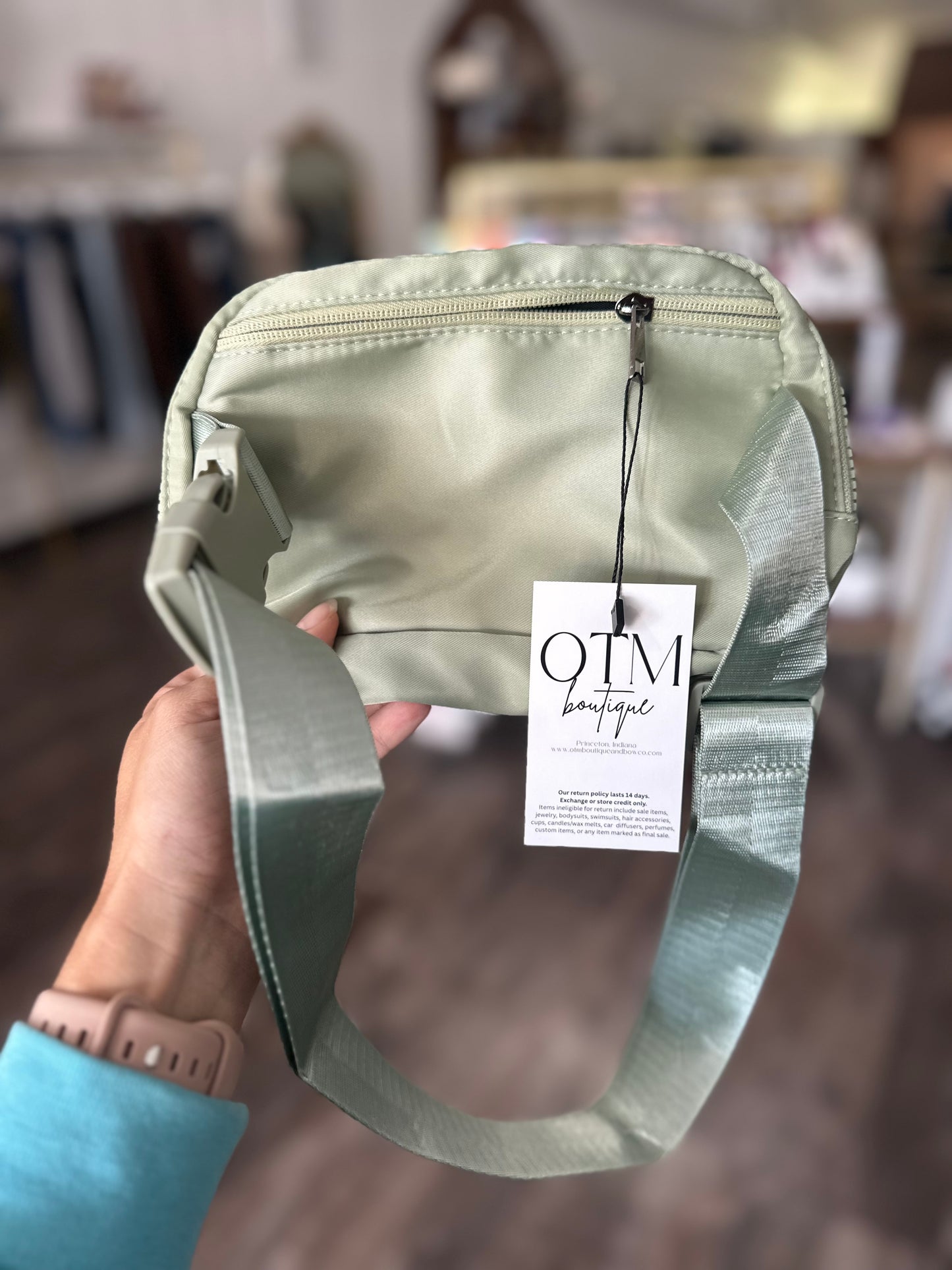 Classic Bum Bag - Sage Grey