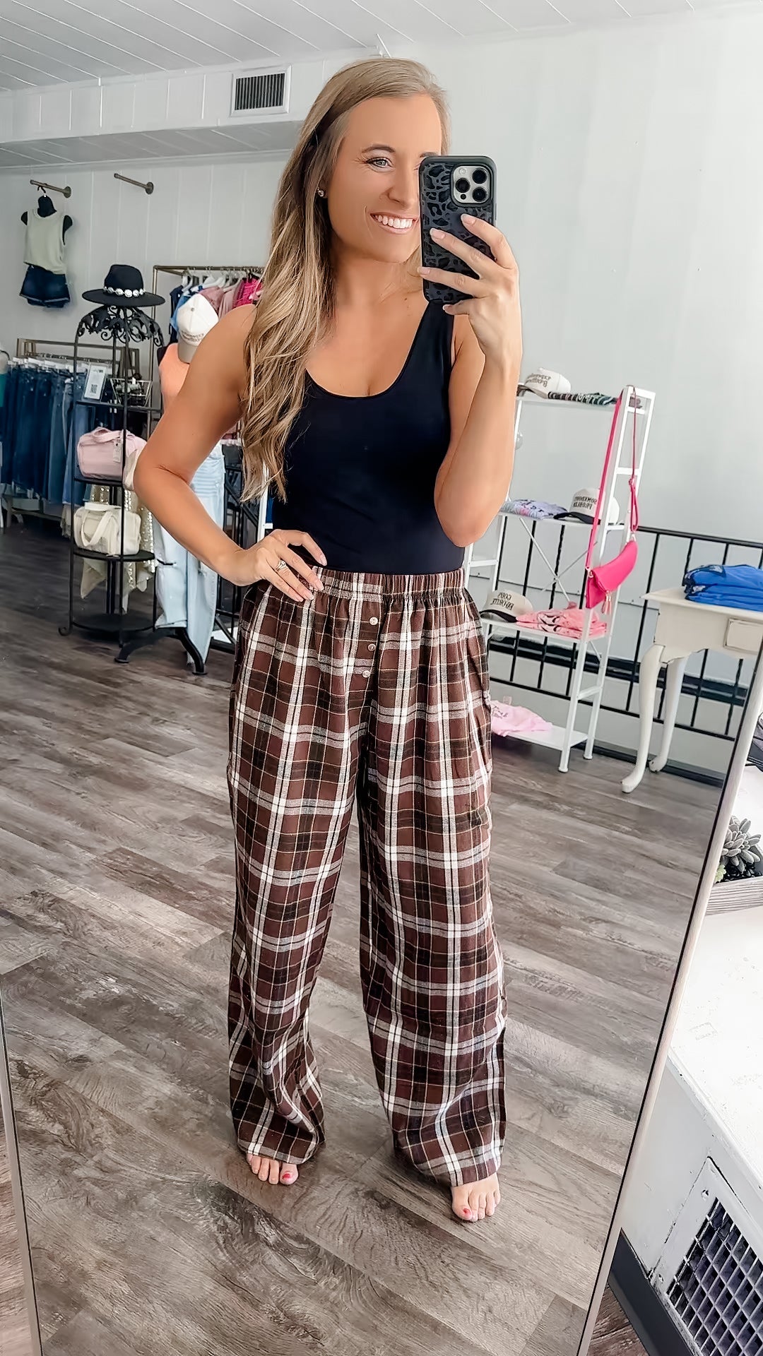 Get Up and Go Plaid Flannel Pants