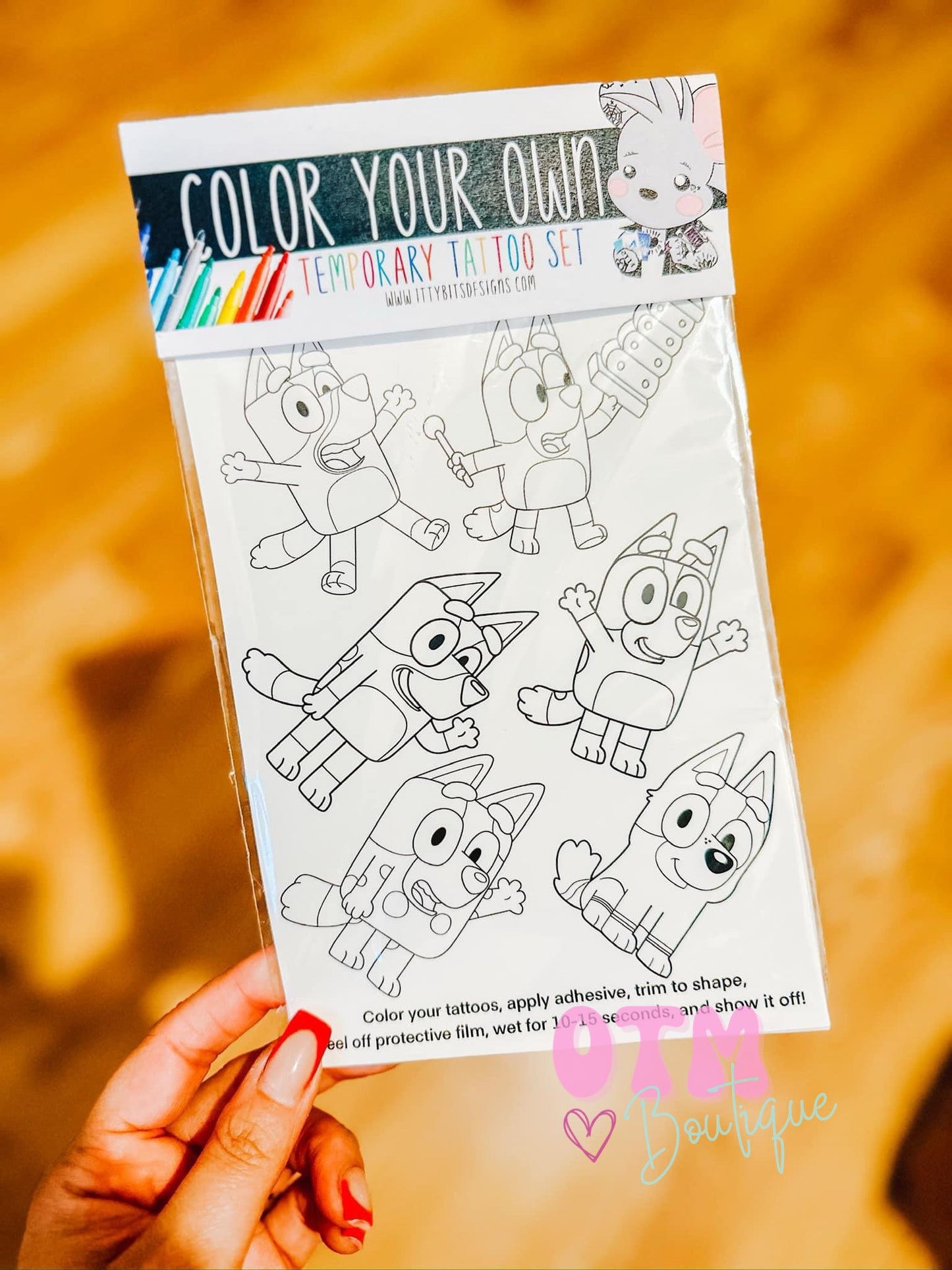 Color Your Own Tattoo Sheets