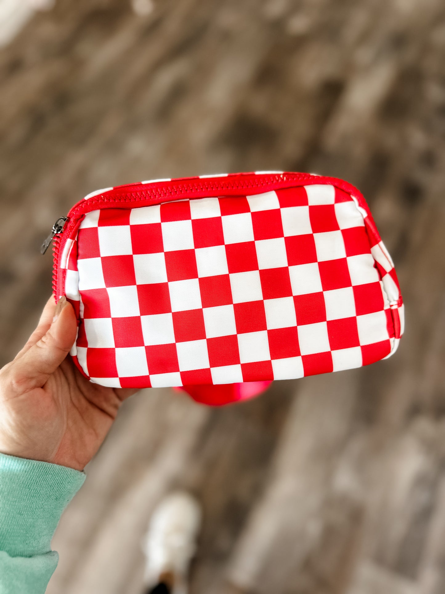 Classic Bum Bag - Red Checkered