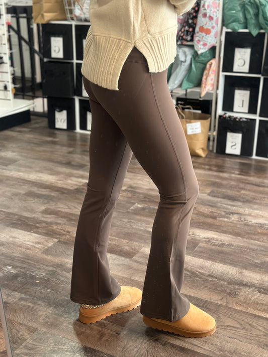 On My Way Body Shaping Leggings (Brown)