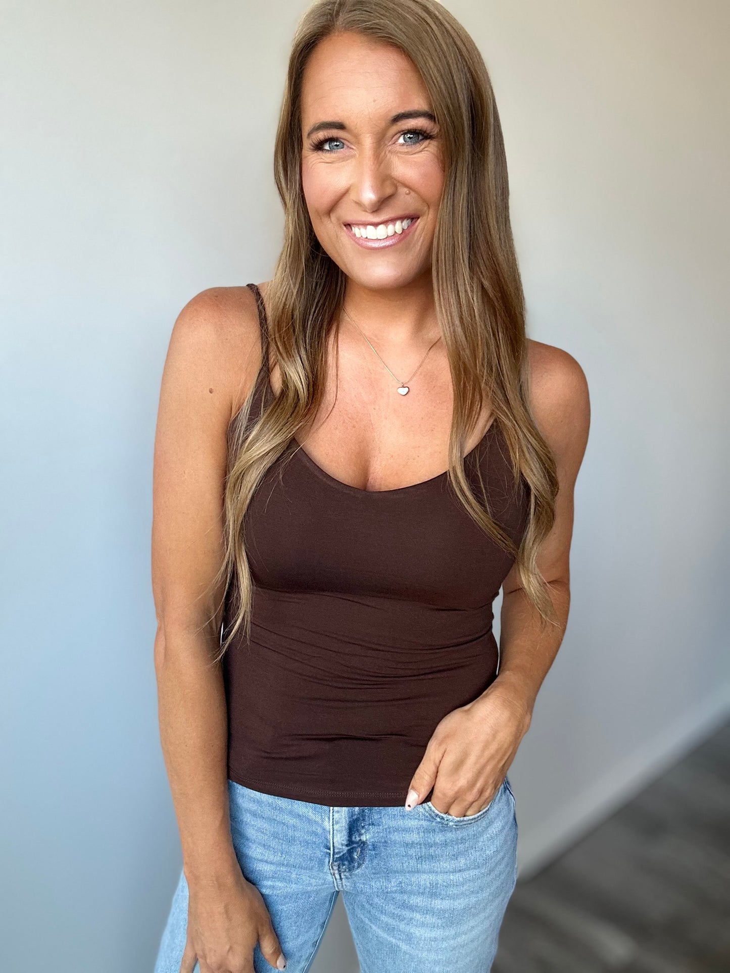 Keeping It Simple Tank (Brown)