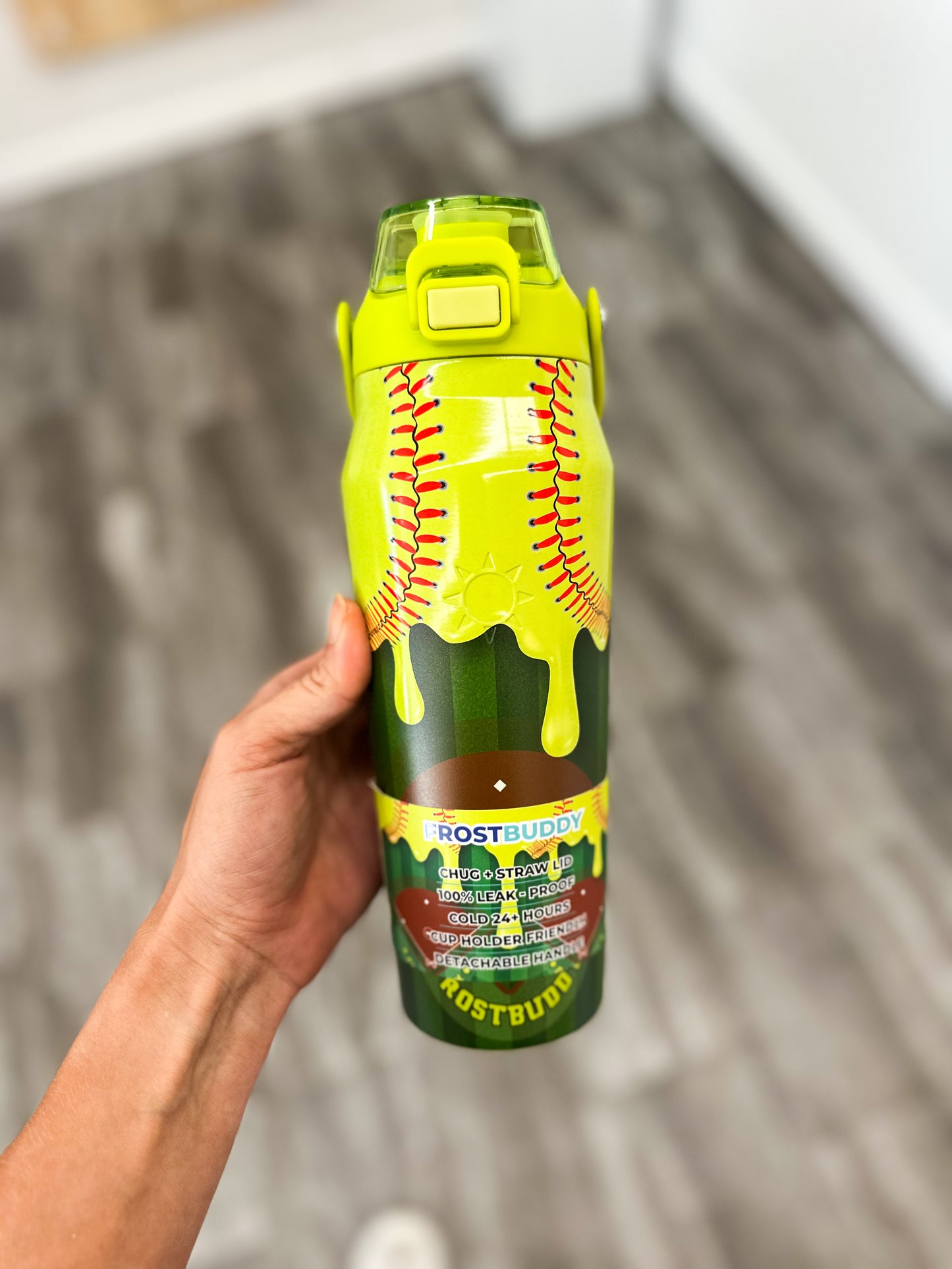 Softball Drip Bottle Buddy 24oz