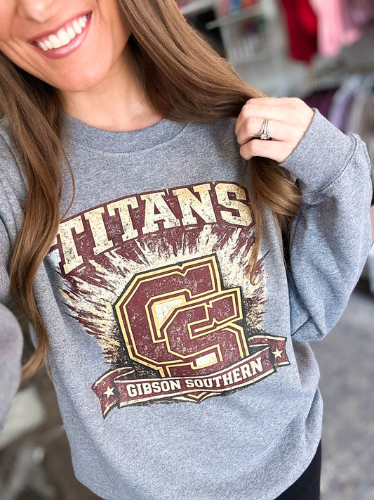 PREORDER Vintage Titans Tee/Long Sleeve/Crew