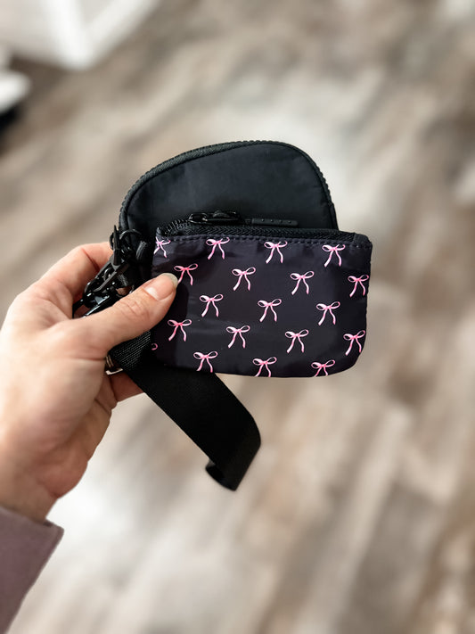 RESTOCK Make It Easy Duel Pouch Wristlet