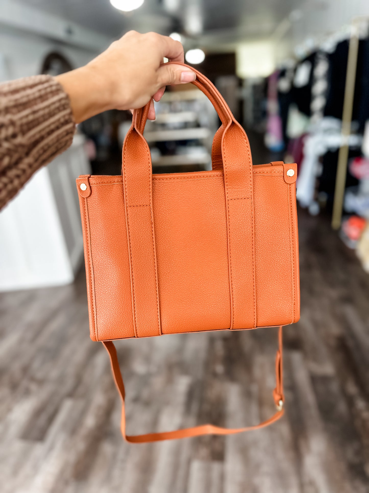 Tote Bag Purse - Camel