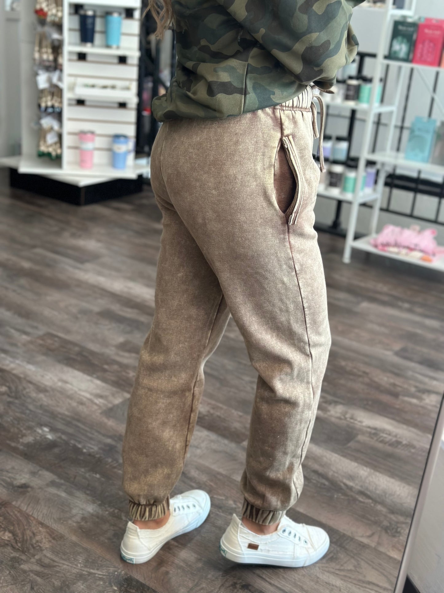 Sandler Joggers - Washed Mocha