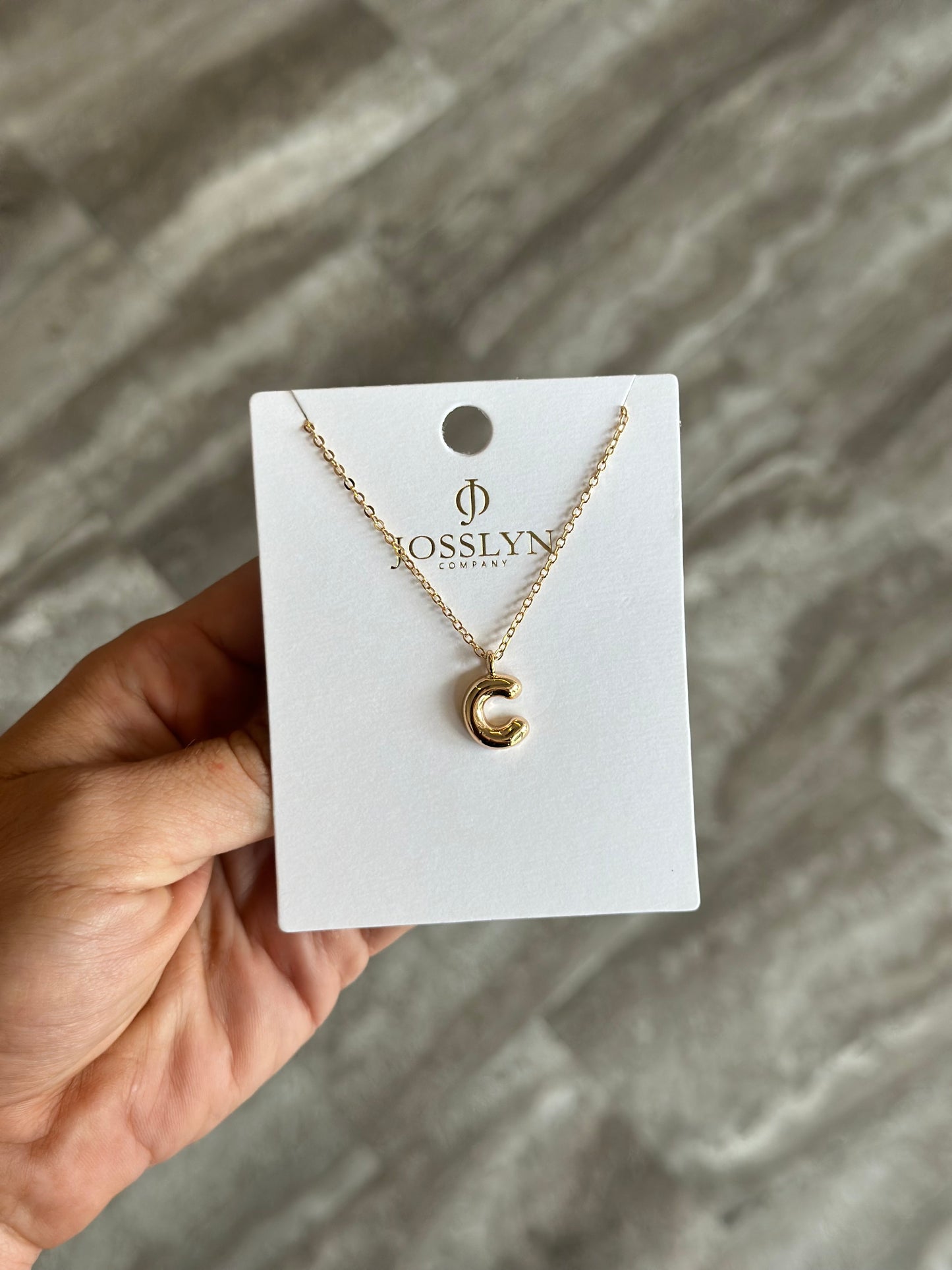 Initial Bubble Necklaces