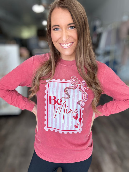 Be Mine Long Sleeve Graphic Tee