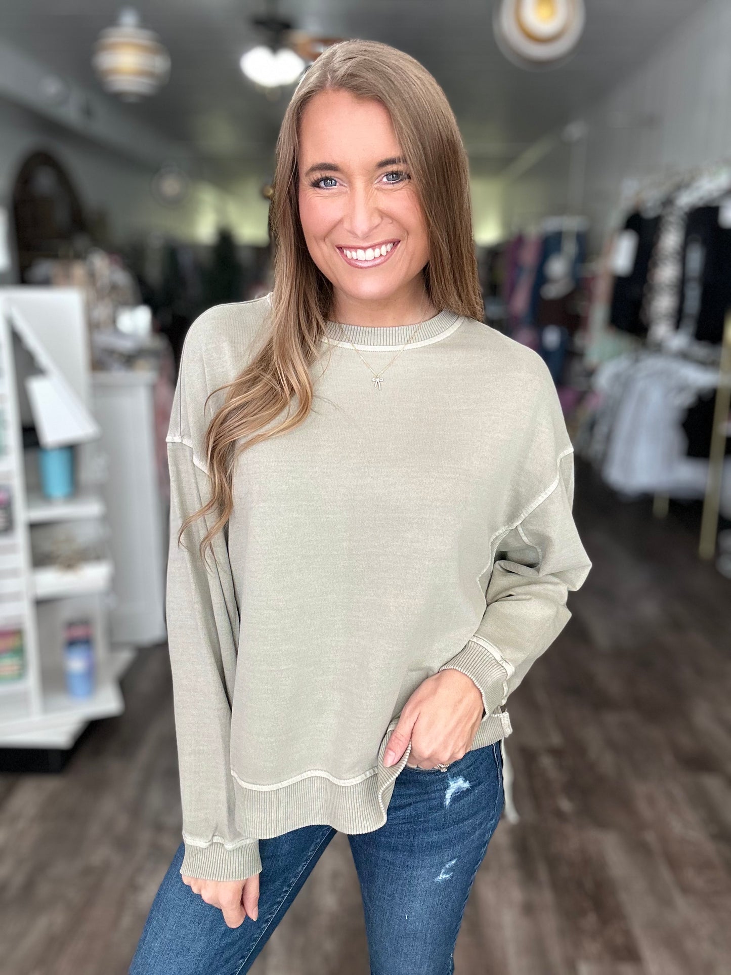 Doing It All Cozy Pullover - Ash Mocha