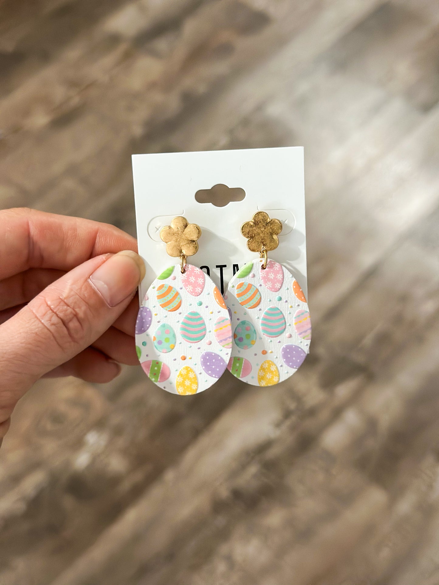 Easter Egg Dangle Earrings