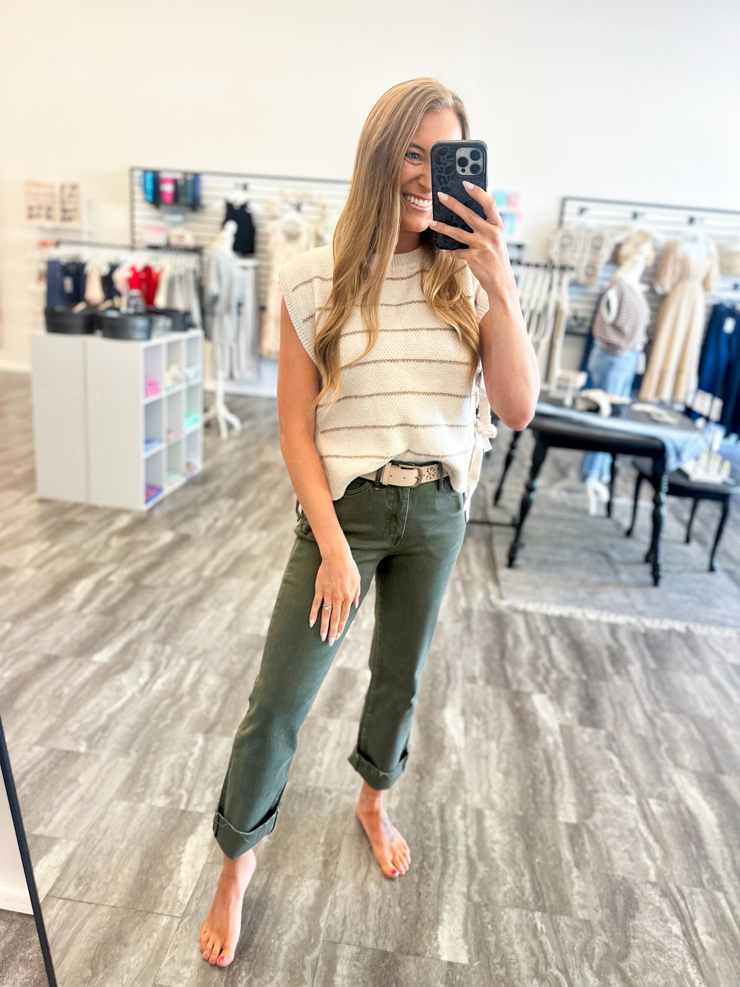 Melanie High Rise Tummy Control Denim