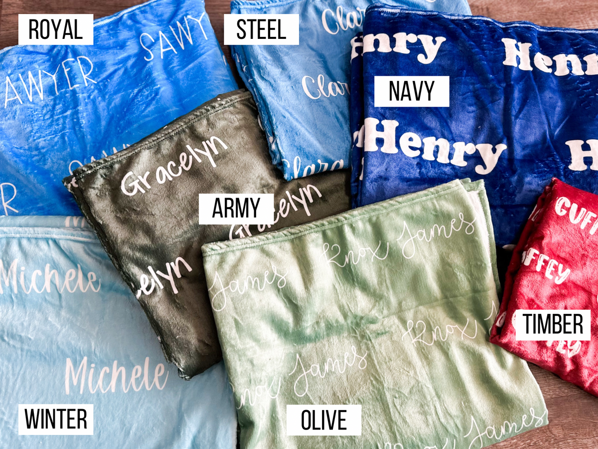 PREORDER Custom Name Blanket