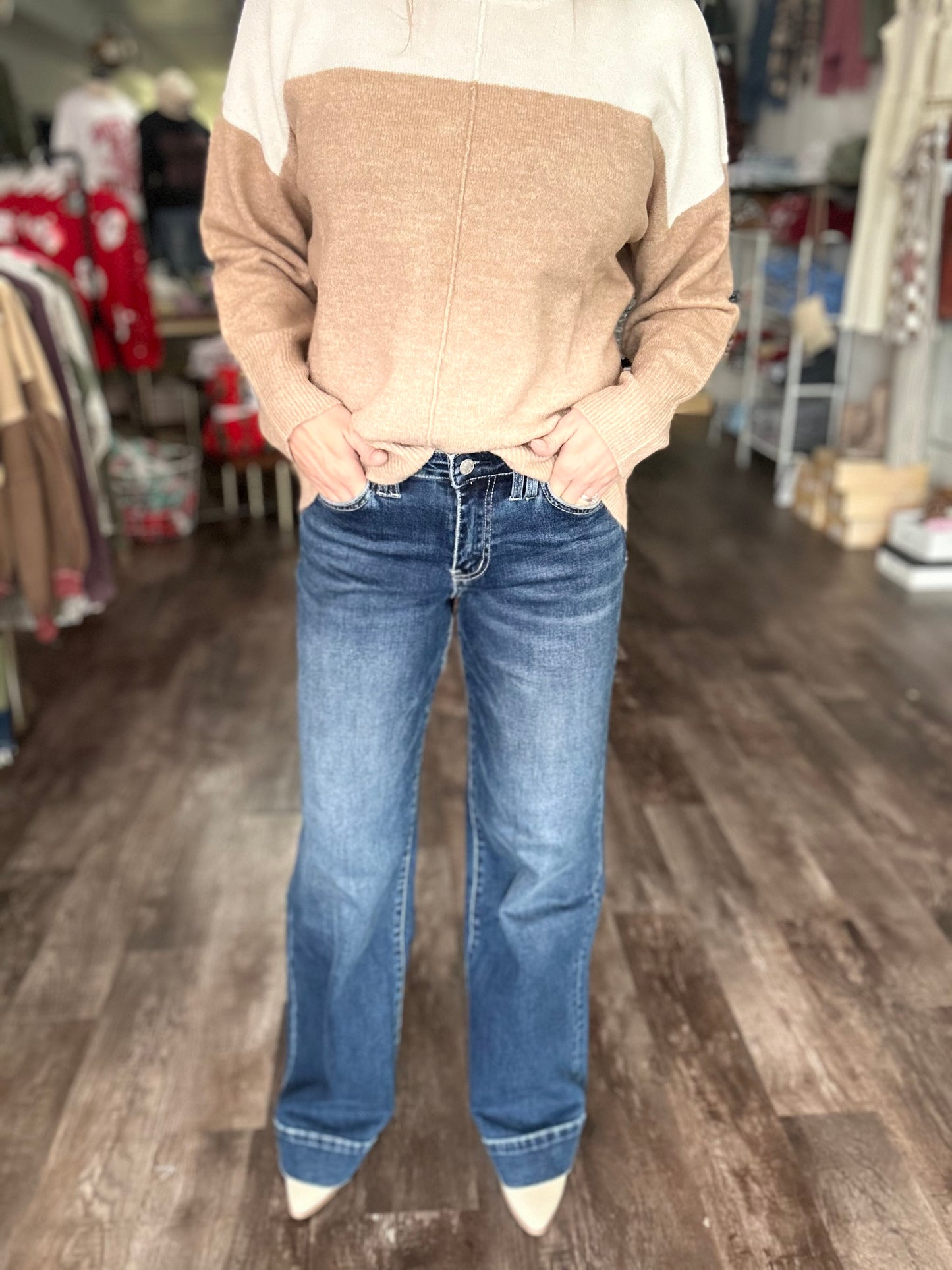 Darlene High Rise Wide Leg Denim