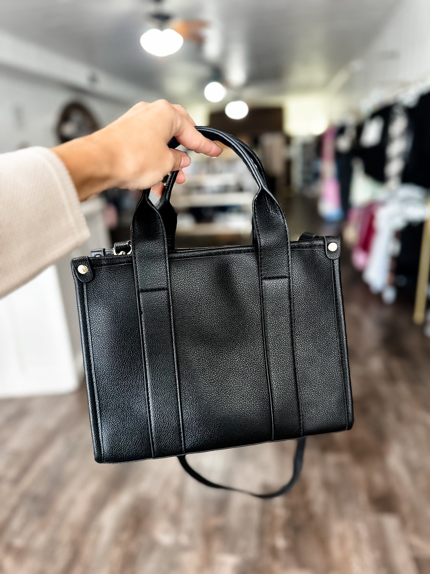 Tote Bag Purse - Black