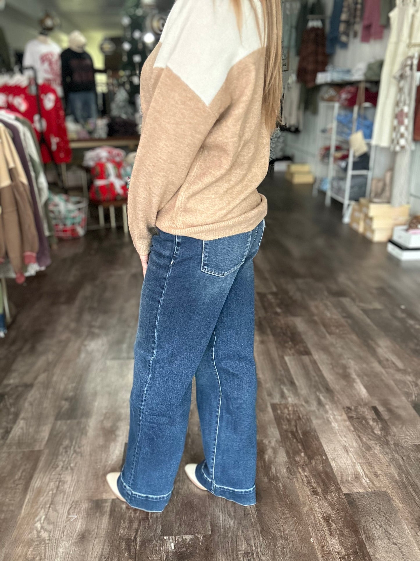 Darlene High Rise Wide Leg Denim