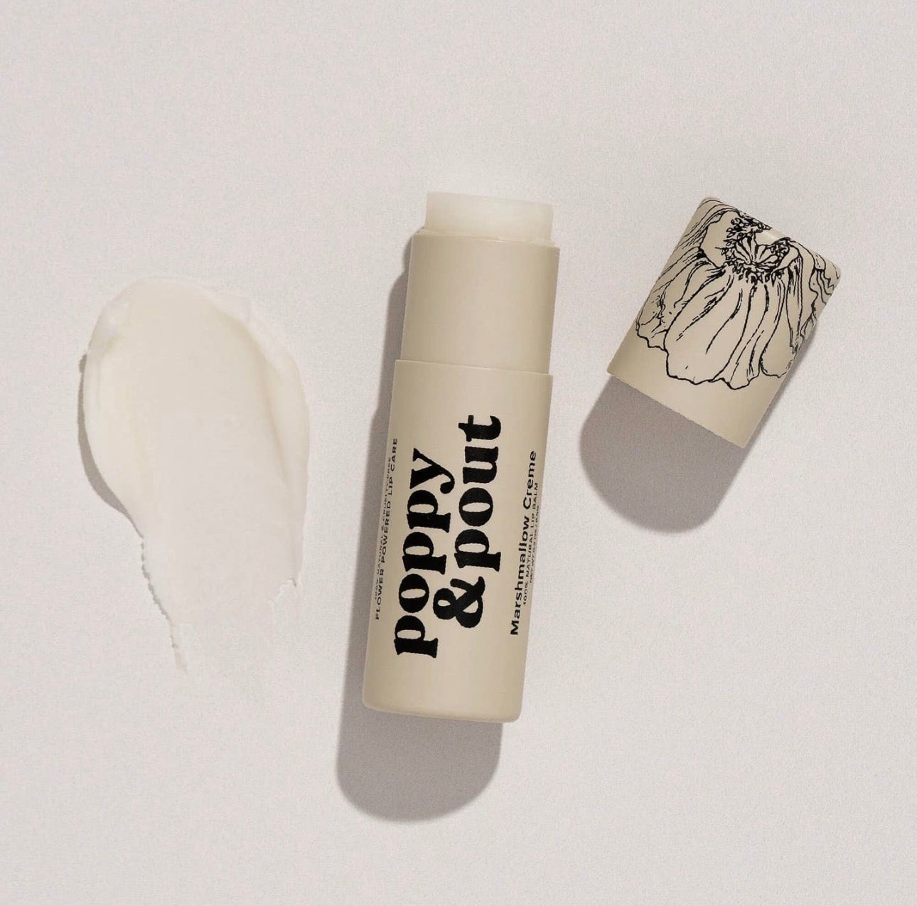 Poppy & Pout Lip Balm - Marshmallow Creme