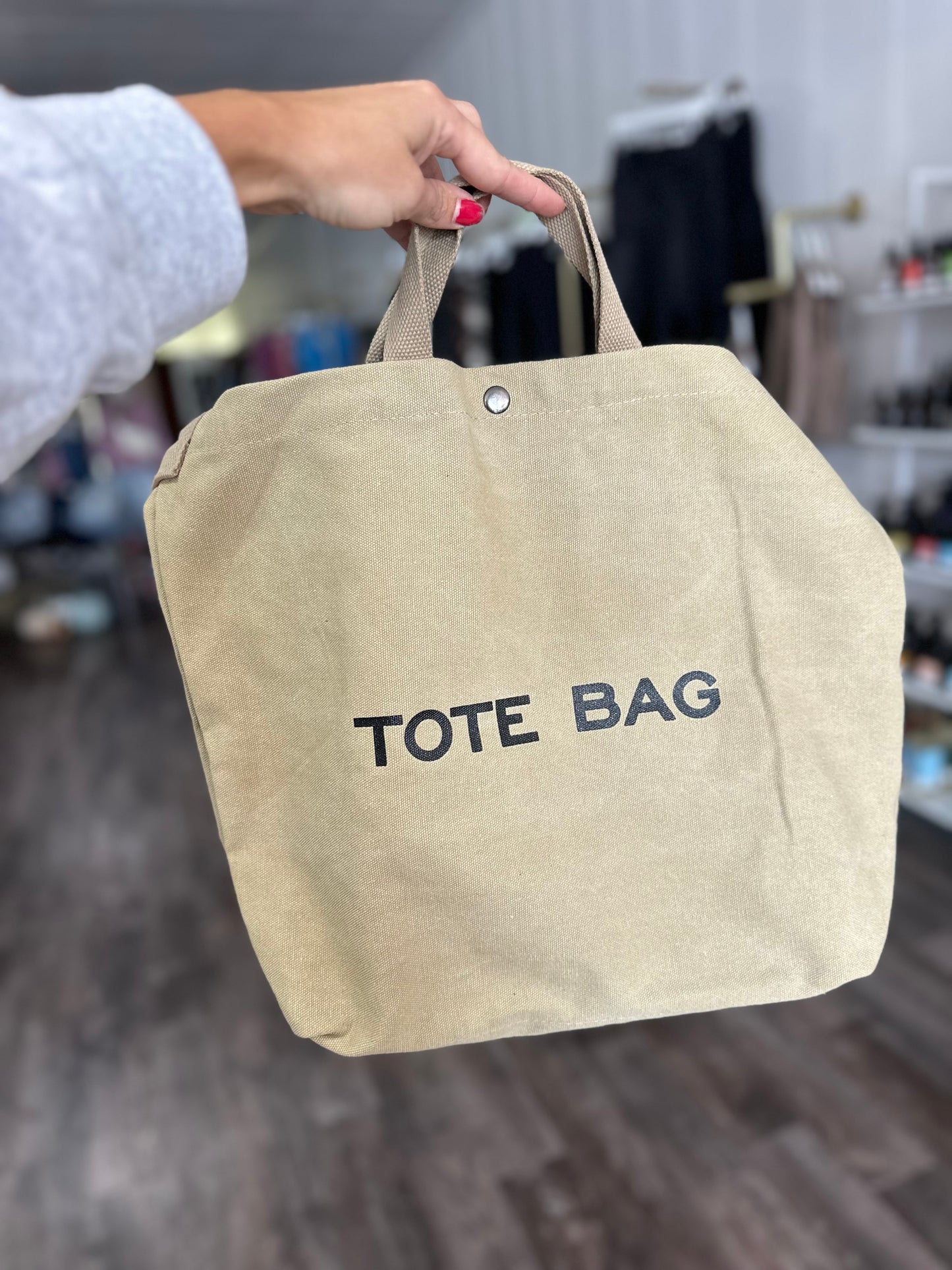 Tote Bag Canvas Bag - Tan
