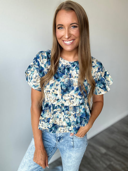 Feeling Free Tiered Ruffle Top