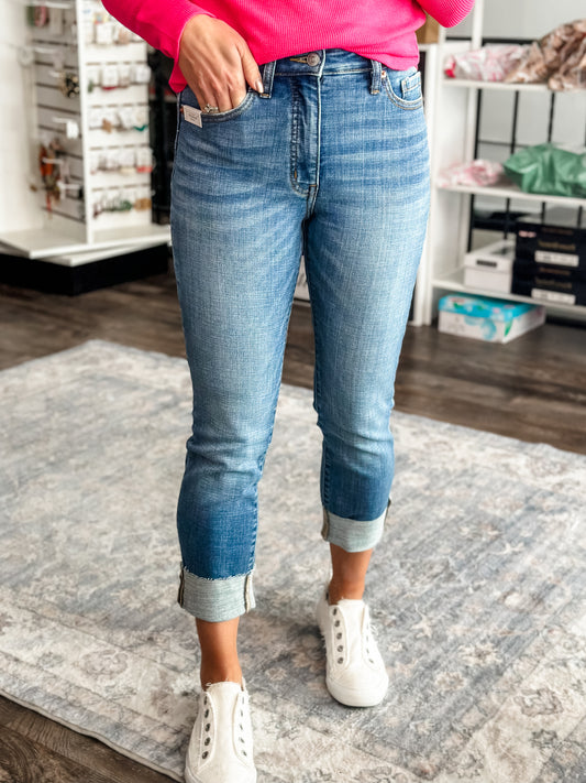 Darla Tummy Control Straight Leg Denim