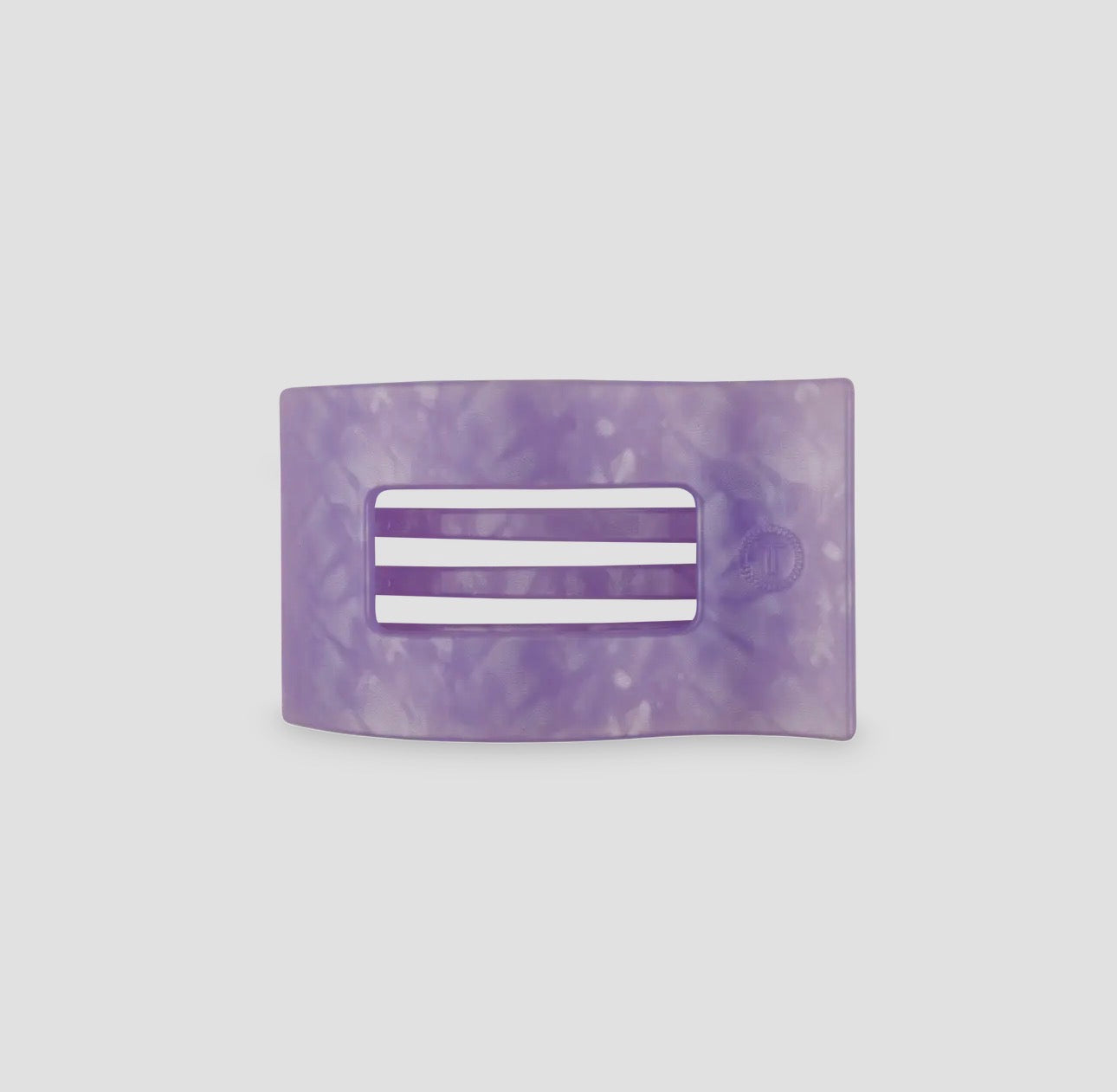 Lavender Mist Flat Rectangle Clip - Small