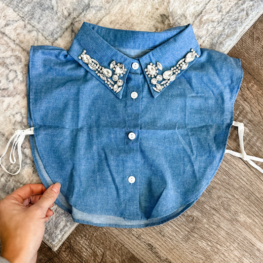 Haute Sparkle Collar (Denim)