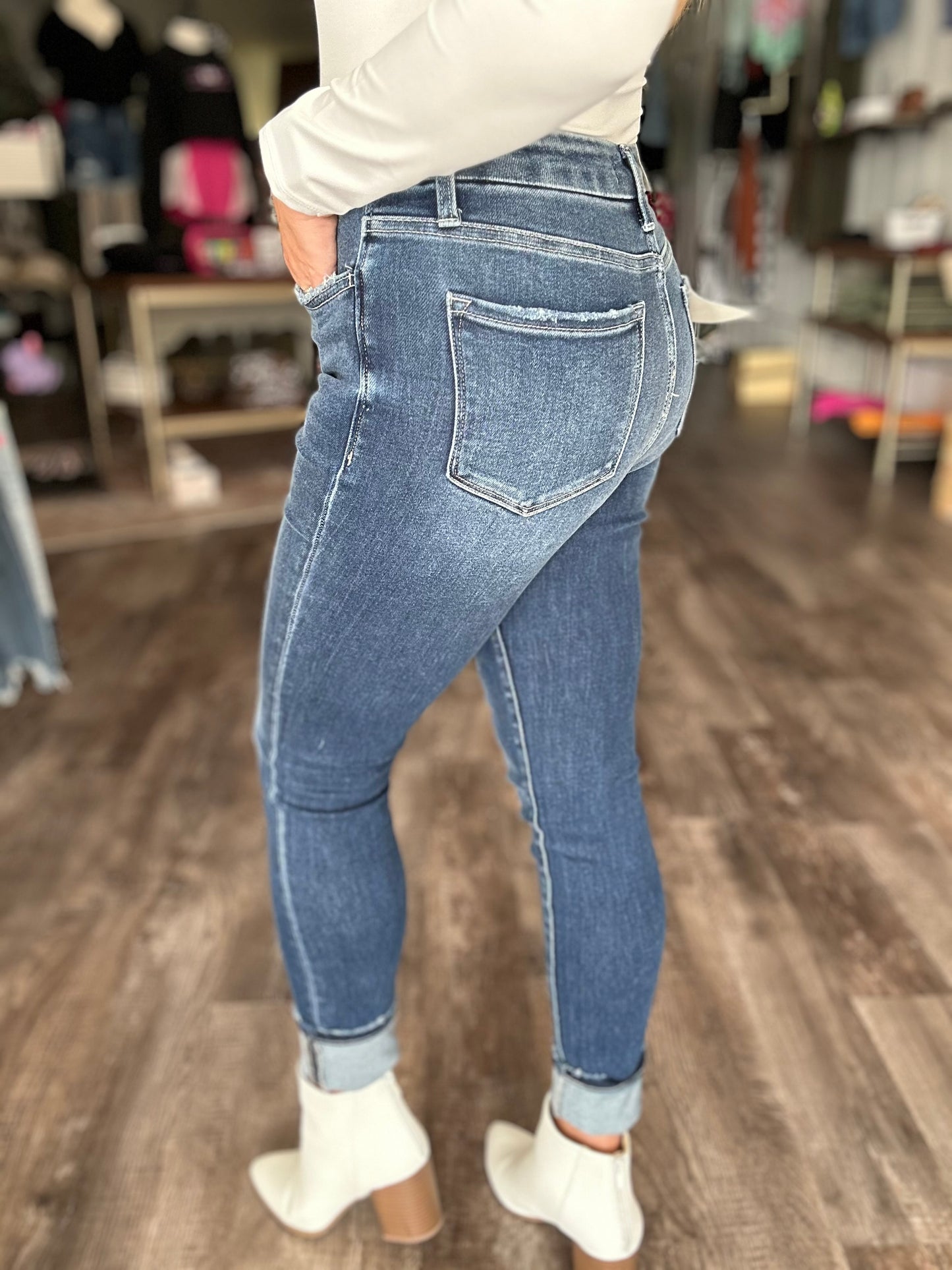 Savannah High Rise Tummy Control Denim