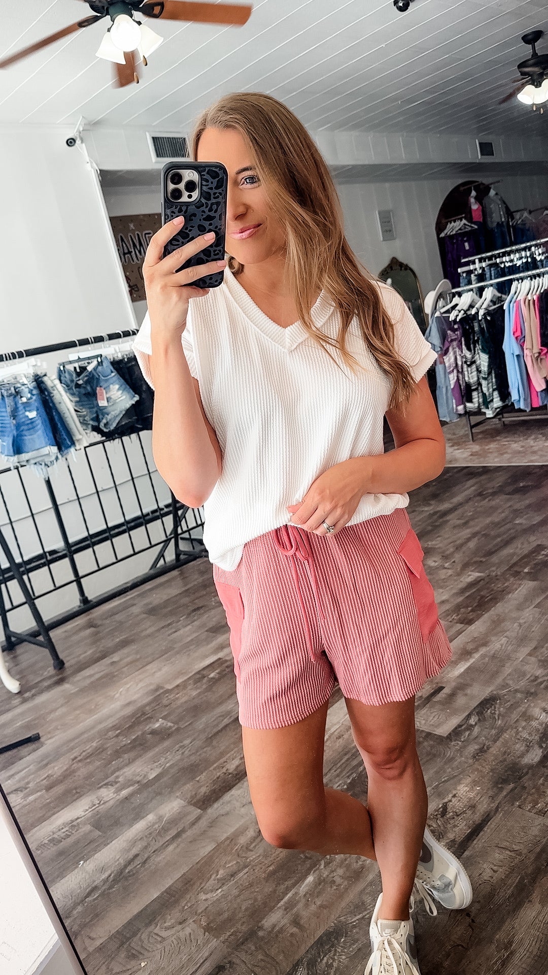 Give It Your All Ribbed Shorts