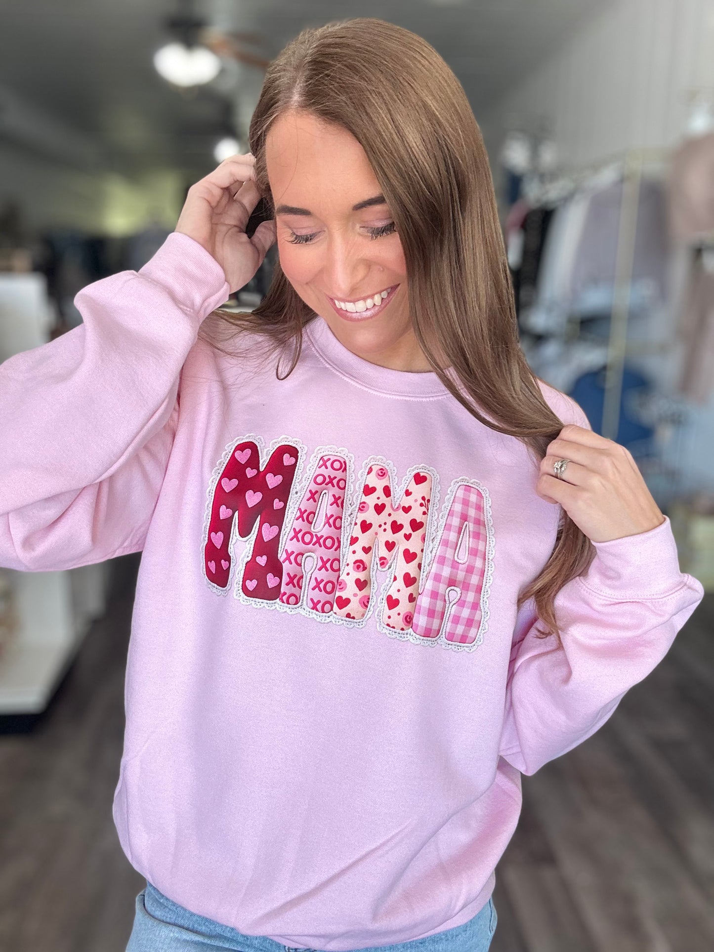 Valentine’s Day Mama Crewneck