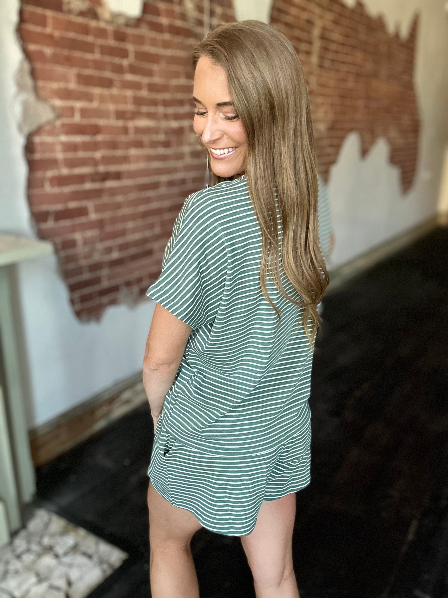 Walking on Sunshine 2 Piece Set (Olive)